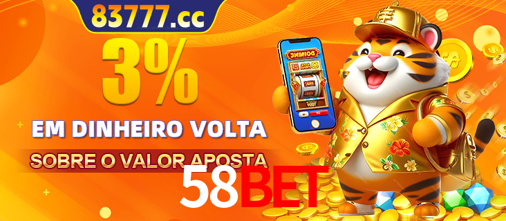 Promoção para baixar e instalar o aplicativo do cassino 58BET. O banner oferece uma recompensa de R1aR1aR8, com a imagem de uma cobra sobre moedas de ouro.